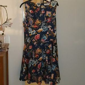 Modcloth A-line sleeveles floral dress - like new!